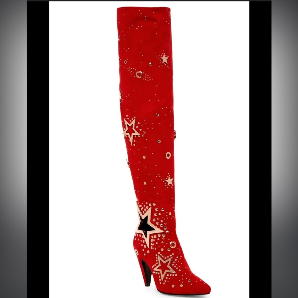 knee high Genuine Suede boots